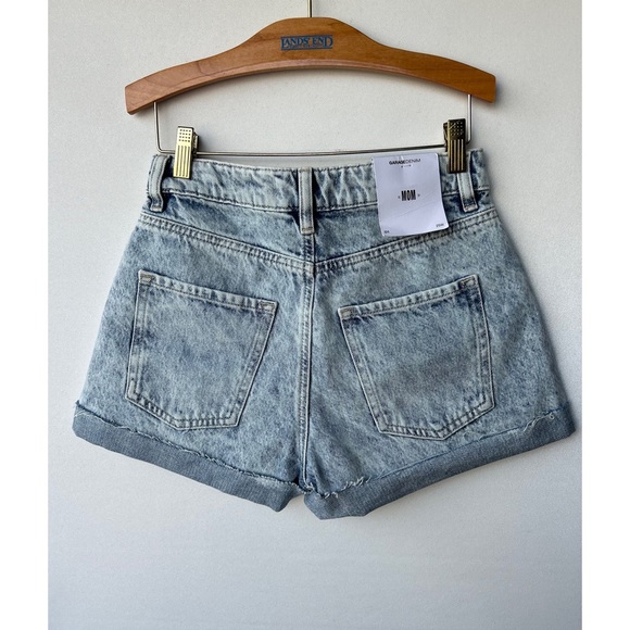 Garage | vintage acid wash high waisted denim Mom jean shorts - Picture 3 of 4
